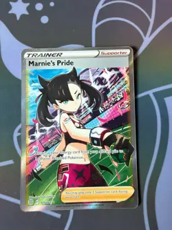 Marnie's Pride - 171/172 - Brilliant Stars - Pokemon TCG Card NM Trainer Rare - Image 2