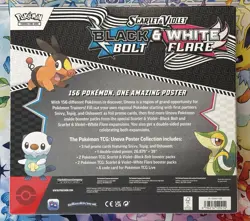 POKEMON SV10.5 BLACK BOLT WHITE FLARE POSTER COLLECTION BOX SEALED - Image 2