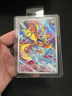 Zeraora - 151/142 - Pokemon Stellar Crown Illustration Rare MINT with Toploader! - Image 1