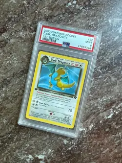 Dark Dragonite 22/82 1st Edition Team Rocket Pokemon Card Psa 9 Non-Holo - Image 1