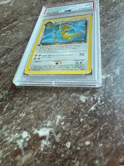 Dark Dragonite 22/82 1st Edition Team Rocket Pokemon Card Psa 9 Non-Holo - Image 3