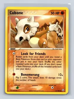 CUBONE 51/109 C TEAM ROCKET RETURNS POKEMON LP - Image 1