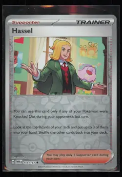 Hassel 151/167 Pokemon Twilight Masquerade Uncommon Near Mint Reverse Holo - Image 1