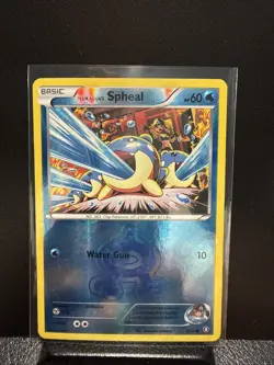 Pokemon TCG Equipe Aqua's Spheal Double Crise 3/34 LP Commune Reverse Holo - Image 1