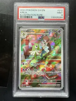 Pokemon Kirlia 212/198 SV01 Scarlet & Violet Illustration Rare Holo PSA 9 - Image 1