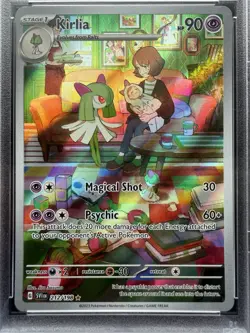 Pokemon Kirlia 212/198 SV01 Scarlet & Violet Illustration Rare Holo PSA 9 - Image 2