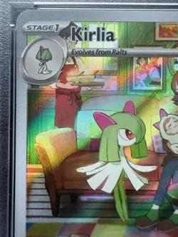 Pokemon Kirlia 212/198 SV01 Scarlet & Violet Illustration Rare Holo PSA 9 - Image 3