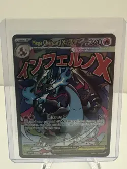 Pokemon Mega Charizard X EX 023 Me: Mega Evolution Promo Holo 360 HP Eng - Image 3
