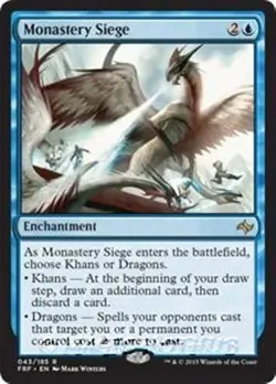 MTG - MONASTERY SIEGE - Fate Reforged (R) - Image 1