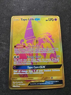 Pokemon TCG Tapu Lele GX Hidden Fates SV94/SV94 Holo Secret Rare - Image 1