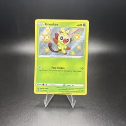 Pokemon - Grookey - SV004/SV122 - Shining Fates Shiny Vault - Holo NM - Image 1