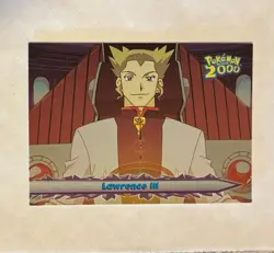 Pokemon Topps The Movie 2000 Vintage Lawrence III HOLO FOIL #14 - Image 1