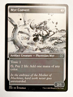 MTG: Myr Convert (Showcase), Phyrexia: All Will Be One, Uncommon - Image 1