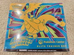 POKEMON CENTER ASCENDED HEROES ELITE TRAINER BOX ETB (READ DESCRIPTION) - Image 1