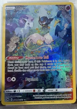 2023 POKEMON SWORD & SHIELD CROWN ZENITH #GG10 FULL ART/MEW PSA 10 - Image 3