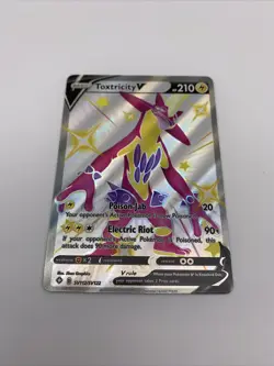 Toxtricity V Foil Pokemon TCG Shining Fates SV112/SV122 Light Play LP - Image 1