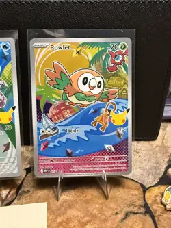 Rowlet, Litten & Popplio First Partner Illustration Collection Promo Set Pokemon - Image 2