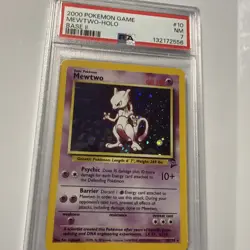 Pokemon TCG Mewtwo Base Set 2 Psa Seven Near Mint￼￼￼ - Image 1