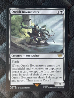 Orcish Bowmasters 103-Rare-Regualr Finish-Lord of the Rings Magic the Gathering - Image 1