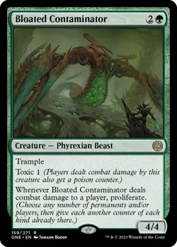 1 x Bloated Contaminator - Foil - Phyrexia: All Will Be One - NM-Mint - MTG - Image 1