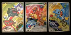 Pokemon TCG First Partner Illustration Collection Series 1 Kanto GEN 1 3x Cards - Image 1