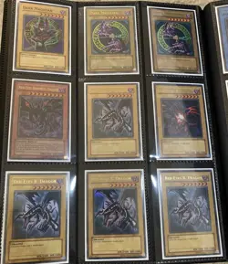 Yugioh Binder Collection Blue-Eyes White Dragon, Dark Magicians Cards 1st/unl - Image 4