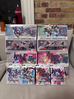 Gundam card game english starter deck ST01-ST04 and a opened Beta edition box - Image 1