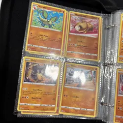 Pokemon Card Binder Lot100+ Cards w/ Binder Excellent - Image 5