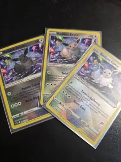 Radiant Eevee SWSH230 Sword & Shield Black Star Promo Cards Holo Pokemon Go - Image 1