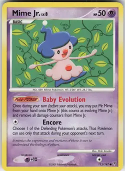 Pokemon TCG Mime Jr. 115 Supreme Victors Common card Normal - Image 1