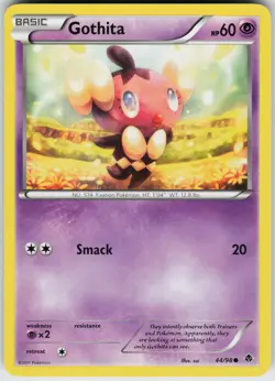 Pokemon Gothita (44) 44/98 Emerging Powers Common card - Image 1