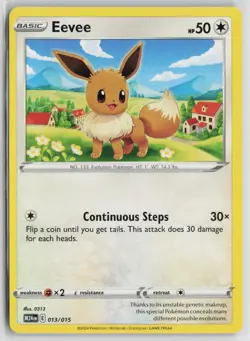 Eevee 013/015 McDonald's Promos 2024 Promo Pokemon card - Image 1