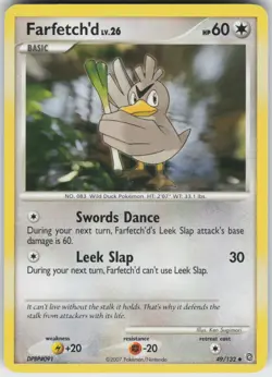 Pokemon TCG Farfetch'd 49/132 Secret Wonders Uncommon card Normal - Image 1