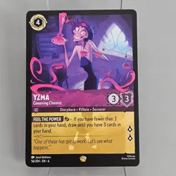 Lorcana Disney Yzma Conniving Chemist Cold Foil Card #56/204 Azurite Sea 6 NM - Image 1