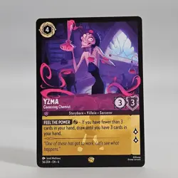 Lorcana Disney Yzma Conniving Chemist Cold Foil Card #56/204 Azurite Sea 6 NM - Image 2