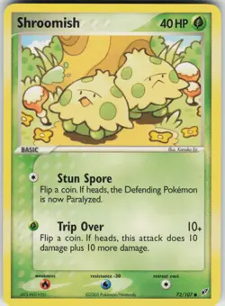 Pokemon TCG Shroomish 72/107 Deoxys Common card Normal NM - Image 1