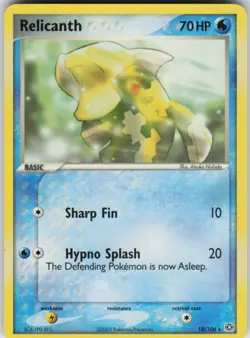 Pokemon TCG Relicanth 18/106 Emerald Rare card Normal NM - Image 1