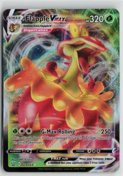 Pokemon Flapple VMAX 019/163 SWSH05: Battle Styles Holofoil card NM - Image 1
