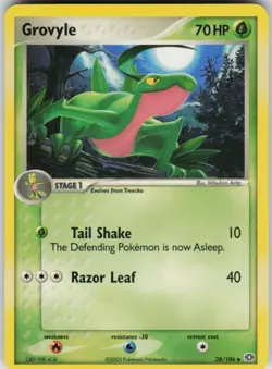 Pokemon TCG Grovyle 28/106 Emerald Uncommon card Normal NM - Image 1