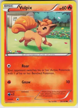 Pokemon Vulpix 20/160 XY - Primal Clash Normal card - Image 1