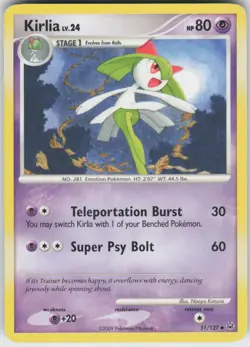 Pokemon TCG Kirlia 51/127 Platinum Uncommon card Normal - Image 1