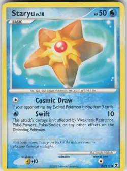 Pokemon TCG Staryu 83/111 Rising Rivals Common card Normal - Image 1