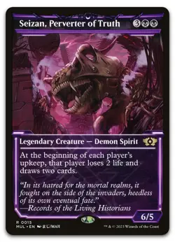 Seizan, Perverter of Truth #15 (LP) March of the Machine MUL Magic MTG - Image 1