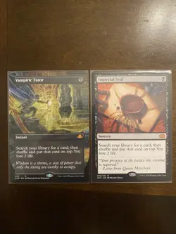 MtG Vampiric Tutor & Imperial Seal Mythic Mixed Singles NM - Image 1