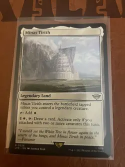 MTG Minas Tirith (256/479) The Lord of the Rings Tales of Middle-earth NM - Image 1