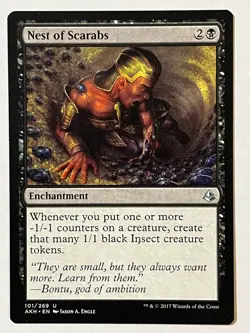 Nest of Scarabs Amonkhet Non-Foil MTG NM - Image 1