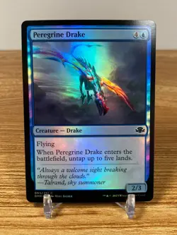 MTG FOIL DMR Peregrine Drake Dominaria Remastered Common (065/261) - Image 1