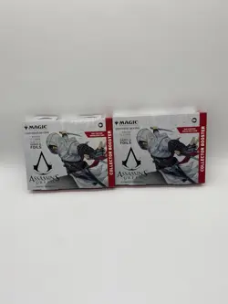 Magic The Gathering Assassins Creed Collectors Booster Pack Omega Box New - Image 1