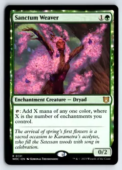 Sanctum Weaver -Commander: Wilds of Eldraine - Image 1