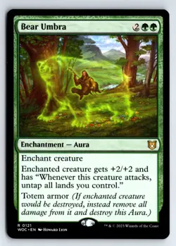 Bear Umbra -Commander: Wilds of Eldraine - Image 1